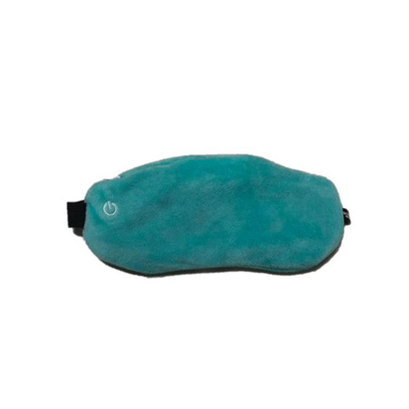 Heated massaging eye mask